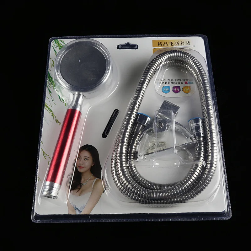 

Manufacturers Direct Selling Alumimum Shower 3 Pieces Shower Faucet Bracket Hose Blister Shower Set