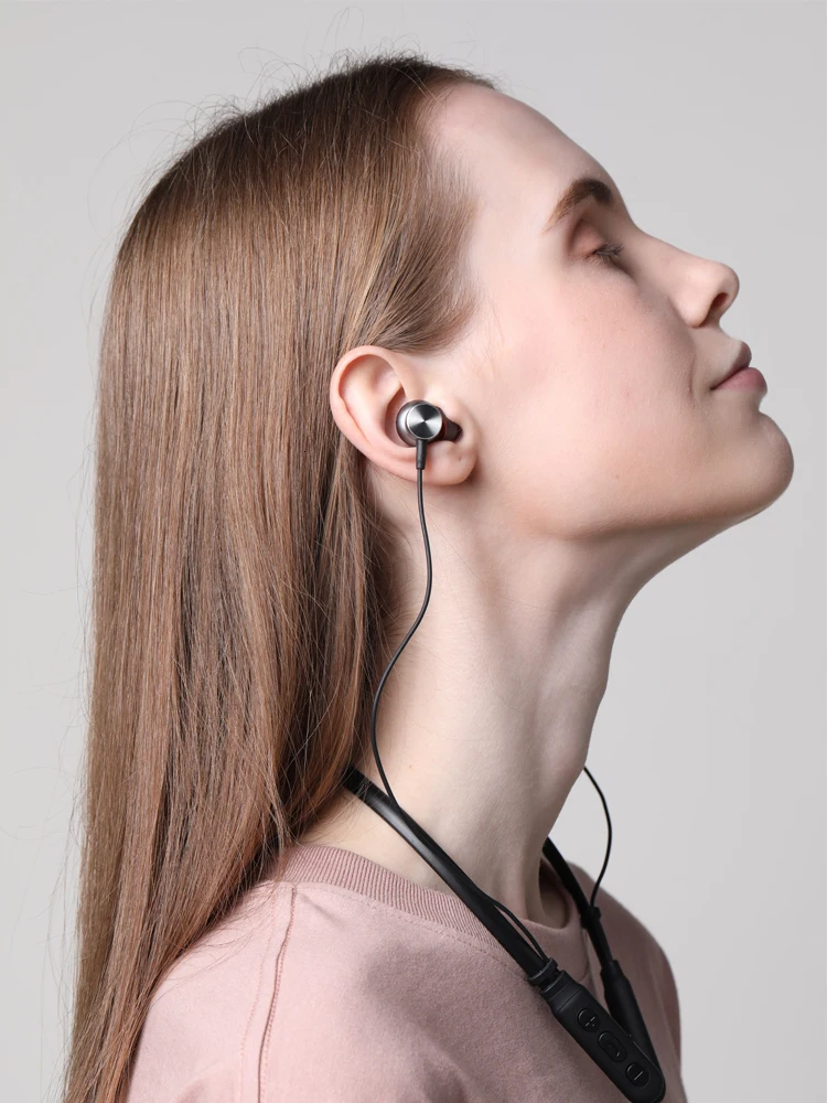 Ubeamer Q9 наушники Bluetooth V5.0 водонепроницаемые Висячие Наушники Беспроводная гарнитура HIFI микрофон для HD вызова/спорта/музыки