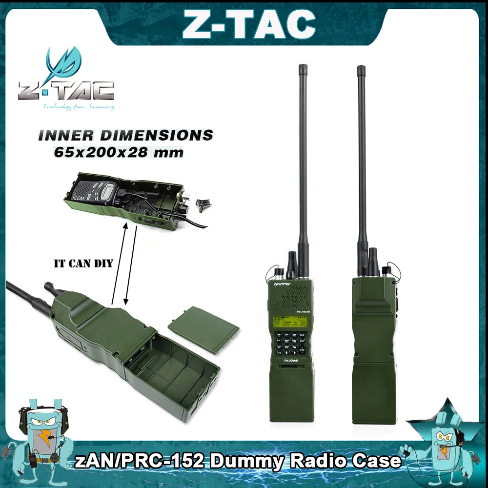 

Z-TAC Tactical AN/ PRC-152 Dummy Radio Communicate Case Military PRC 152 Talkie Walkie Box Case For Outdoor Wargame Sports
