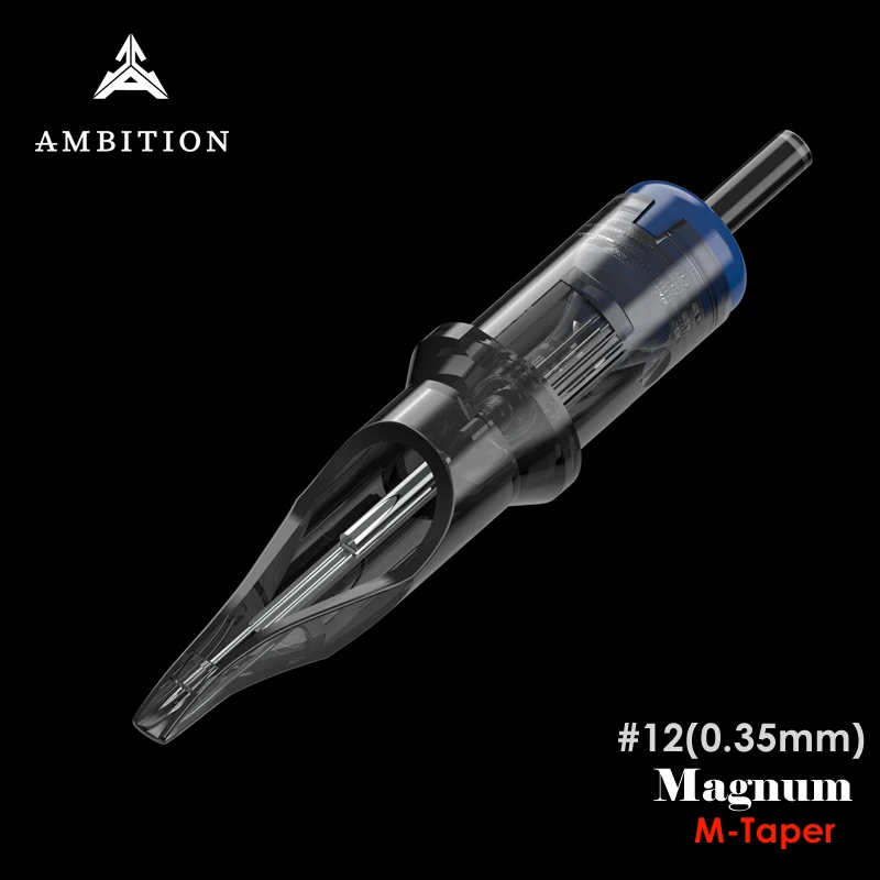 Иглы для татуировки Ambition Revolution, картридж magnum#12(0,35 мм), стабильные высококачественные тонкие иглы для татуировок