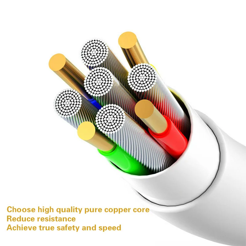3 в 1 type C 8Pin Micro USB кабель для iPhone 8X7 6 6S Plus iOS 10 9 8 samsung Nokia USB кабели быстрой зарядки шнур