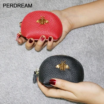 

Leather small wallet female short paragraph simple zipper coin purse small fresh coin purse leather coin purse