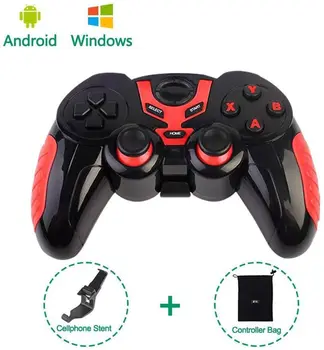 

Wireless Controller With Clip Android Game Controller Wireless Gamepad For Android Phone/PC/Tablet With Clip And Bag