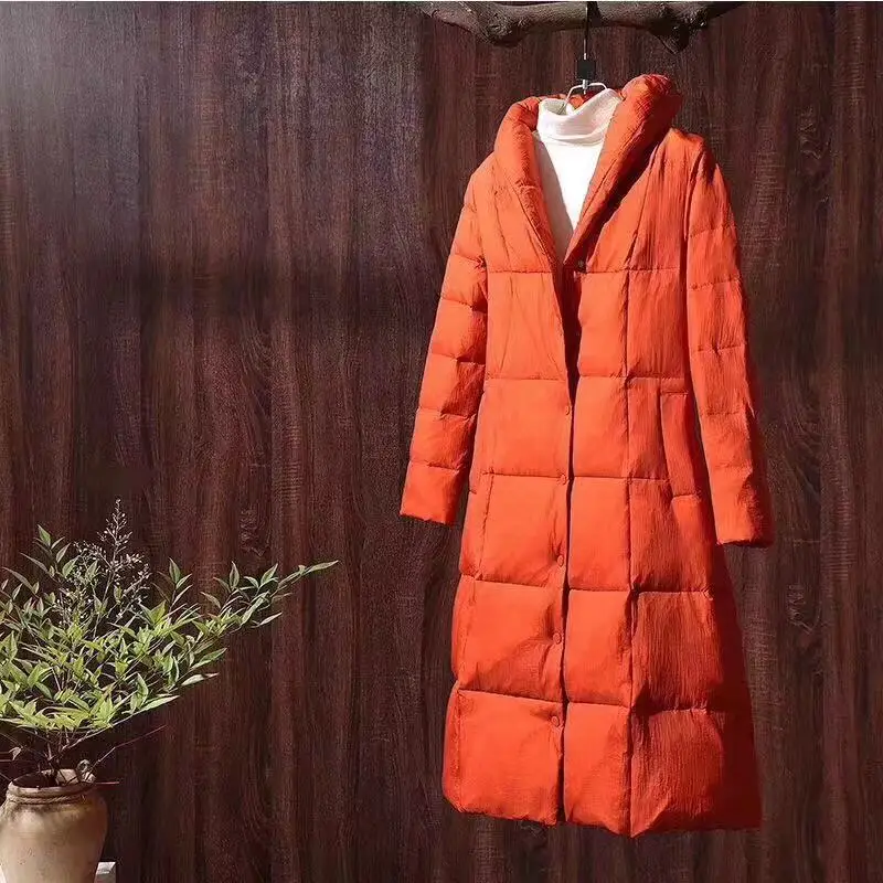 Lrpklm/женский пуховик, длинная куртка, зимний пуховик с капюшоном, теплый пуховик, Высококачественная зимняя верхняя одежда