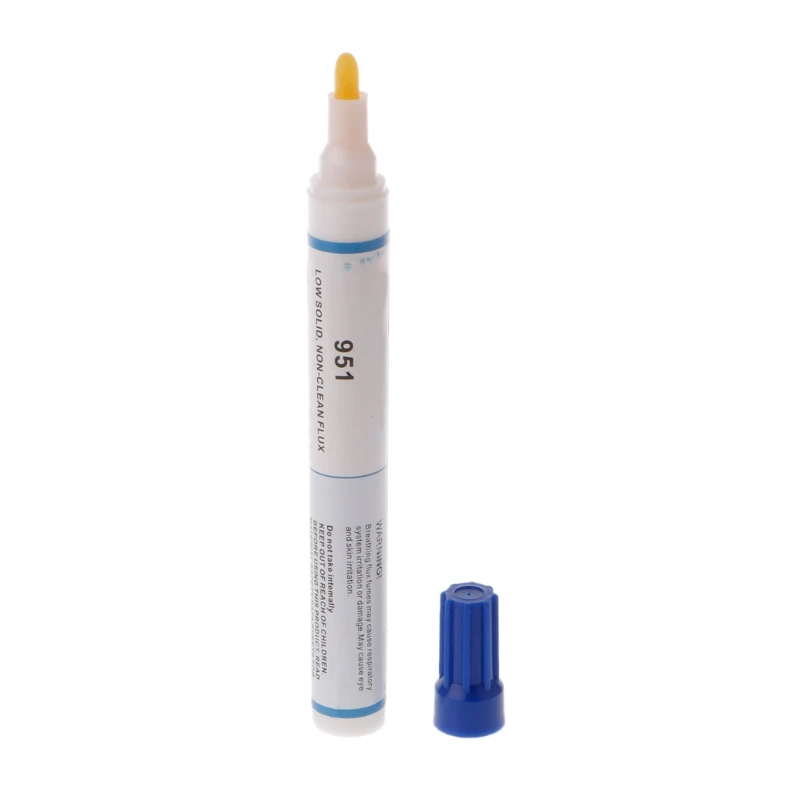

951 10ml Soldering Rosin Flux Pen Low-Solids Non-clean For Solar Cell Panel DIY 94PC