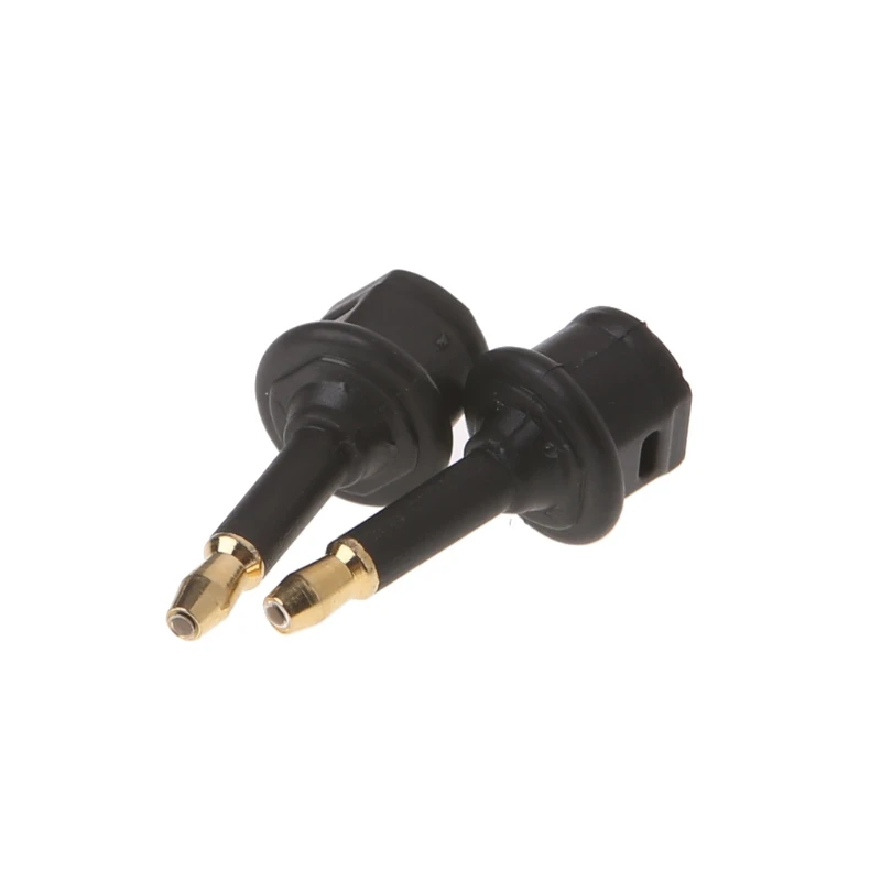 

2 Pcs Toslink Female To 3.5mm Male Mini Plug Digital Optical Adapter Converter