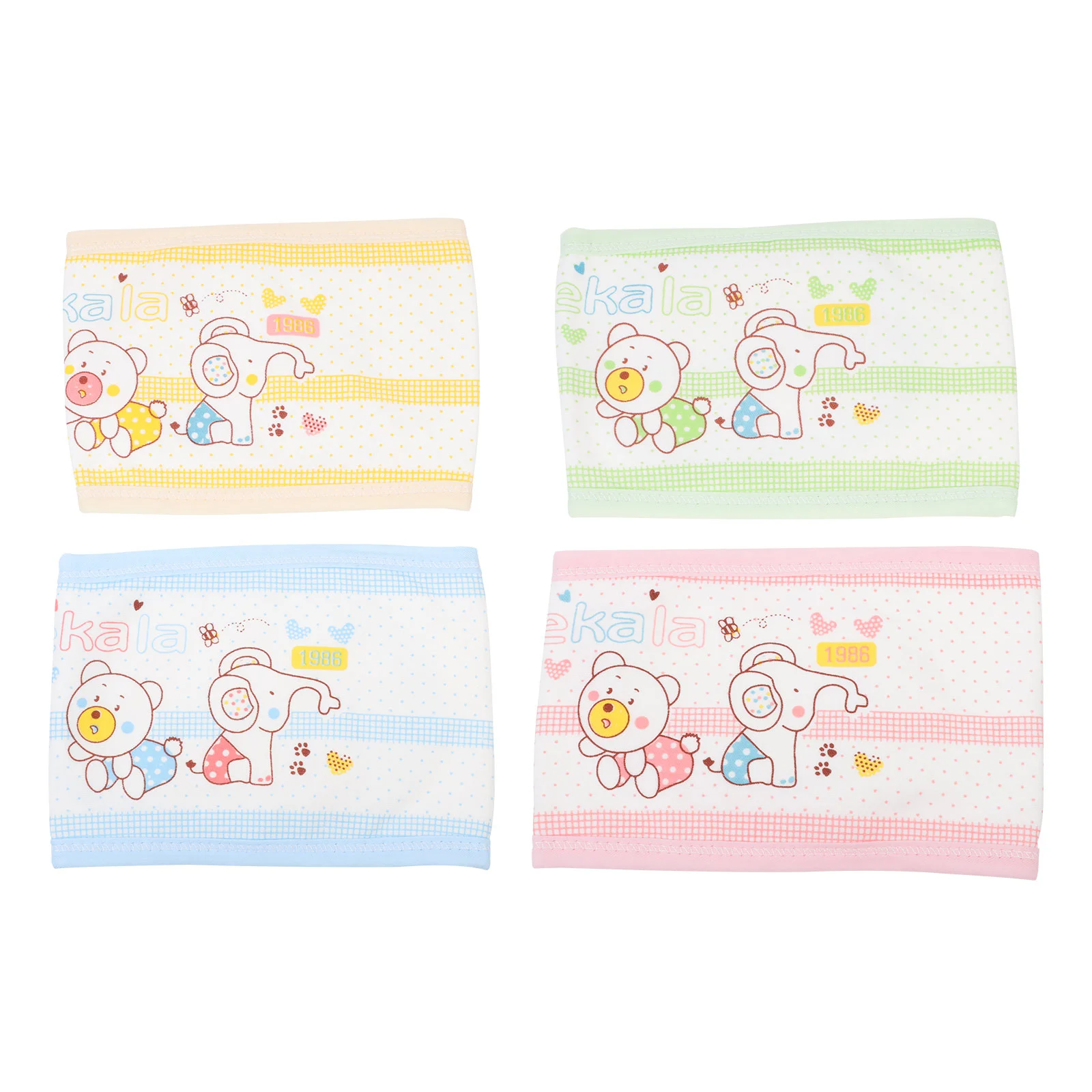 4 шт. Детские хлопковые повязки на живот | Мать и ребенок