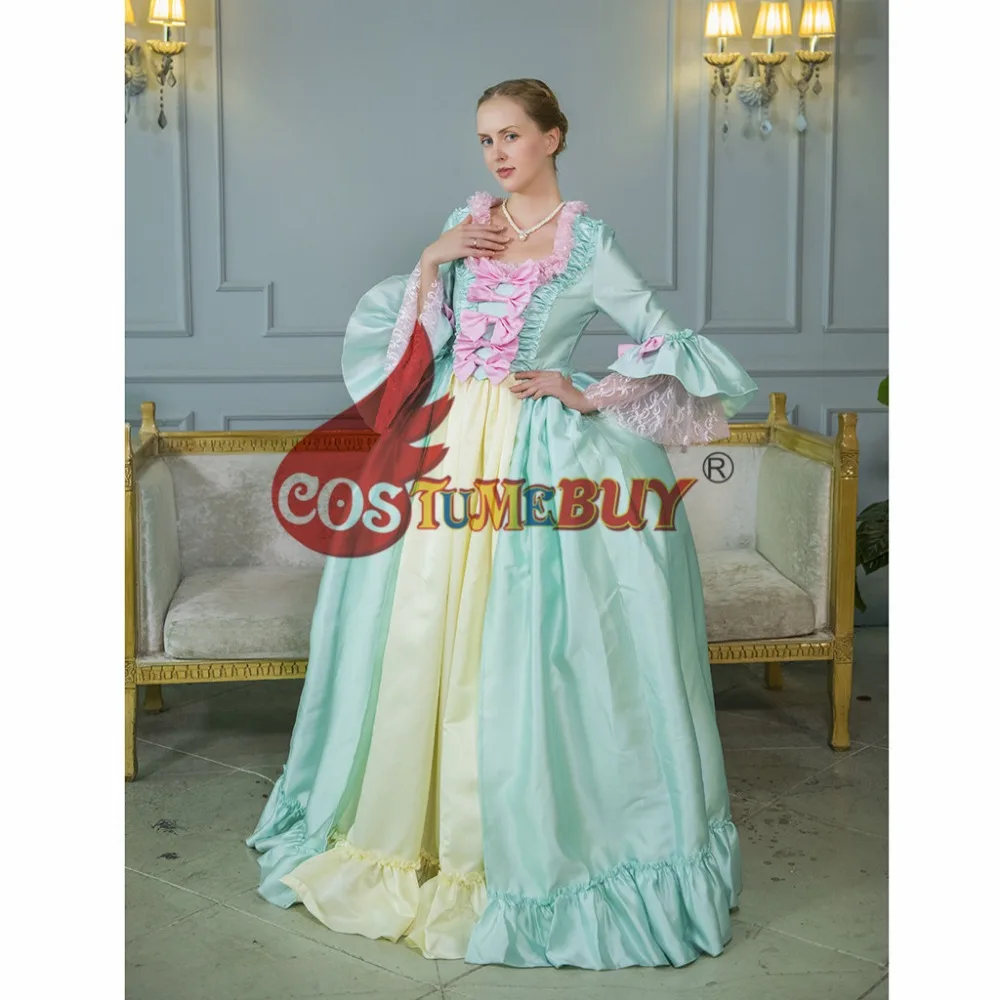 Costumebuy викторианская Мария Антуанетта рококо колония грузинский бальное платье Антуанетта барокко Маскарад свадебное платье на заказ