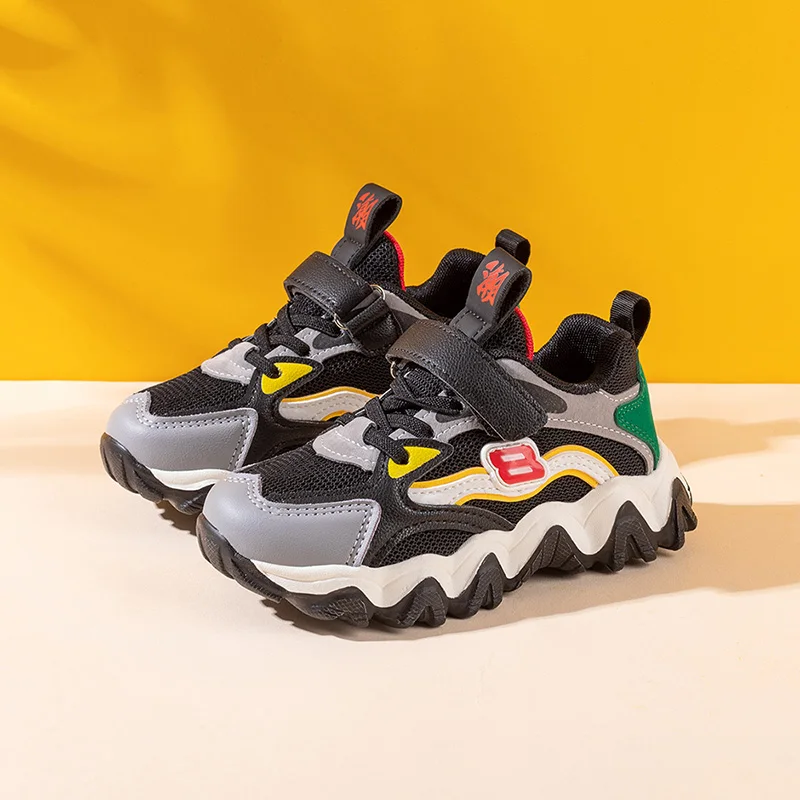 

2020 Hot Sale 4-12 Years Girls Running Shoes Teenager Shoe for Boy Children Girls Sneakers Luxury Brand Mesh Kids Gym Shoes Boy
