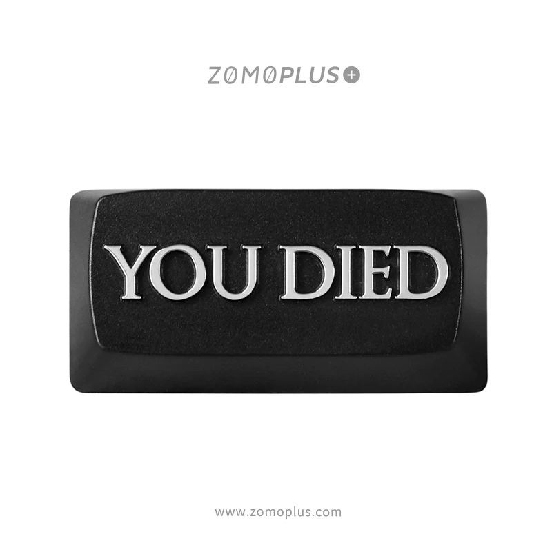 Zomo вы умерли игра над Artisan Keycap CNC Анодированный Алюминиевый совместимый Cherry MX Переключатель backspace черный colorway - Цвет: ZOMO You Died BS x1