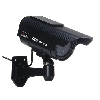

AMS-Fake Security Camera - Heavy Duty - Night Vision Look - Solar Power (Black)