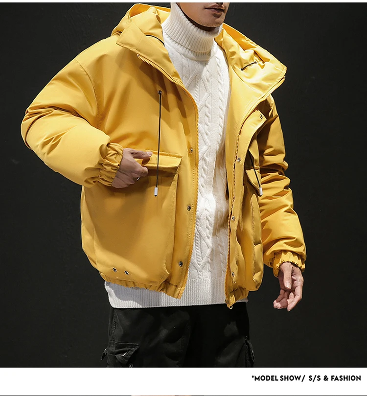 Men Winter Jackets and Coats Hooded Casual Warm Parkas High Quality Men Fashion Down Jackets Thicker Winter Coats Size 3XL