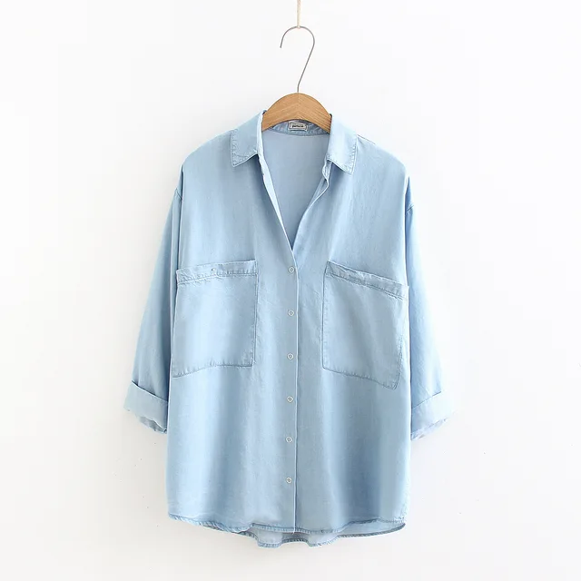 tencel denim shirt womens