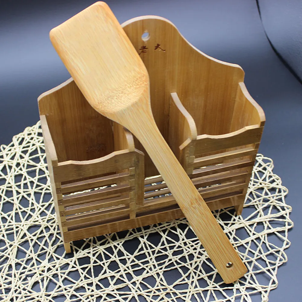 5 шт набор бамбуковые кухонные принадлежности деревянные кухонные инструменты ложка лопатка для перемешивания