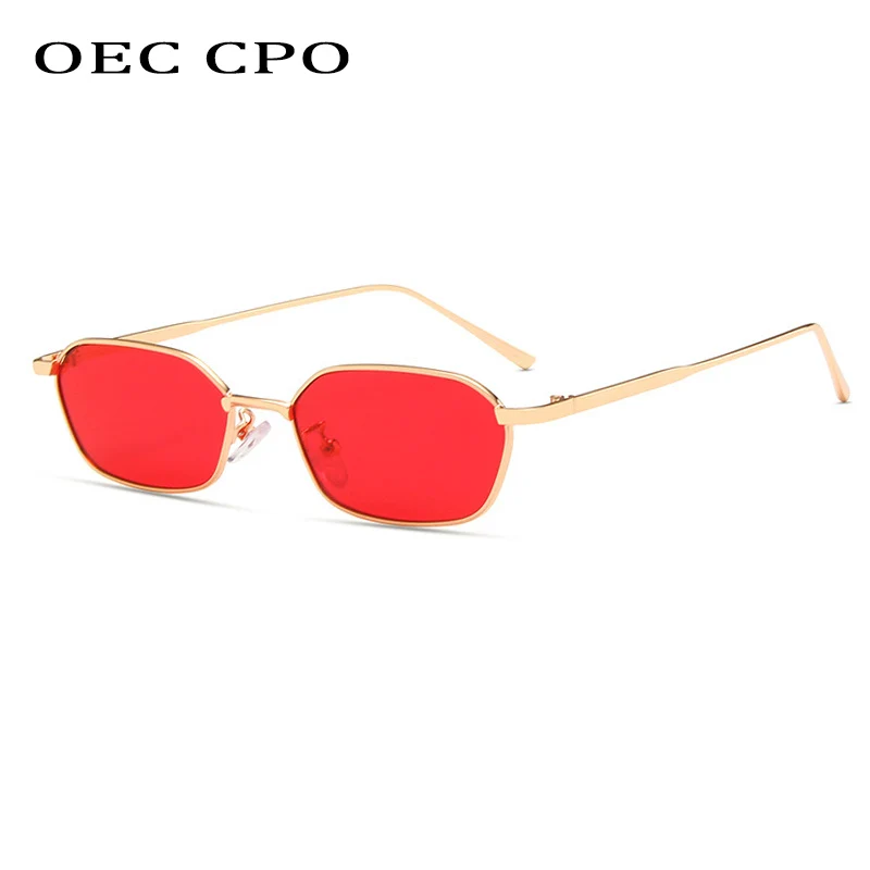 OEC CPO Small Square Sunglasse Women Men Brand Steampunk Metal Frame Sunglasses Men Retro Glasses UV400 Eyeglasses O949 Best Sellers In Accessories
