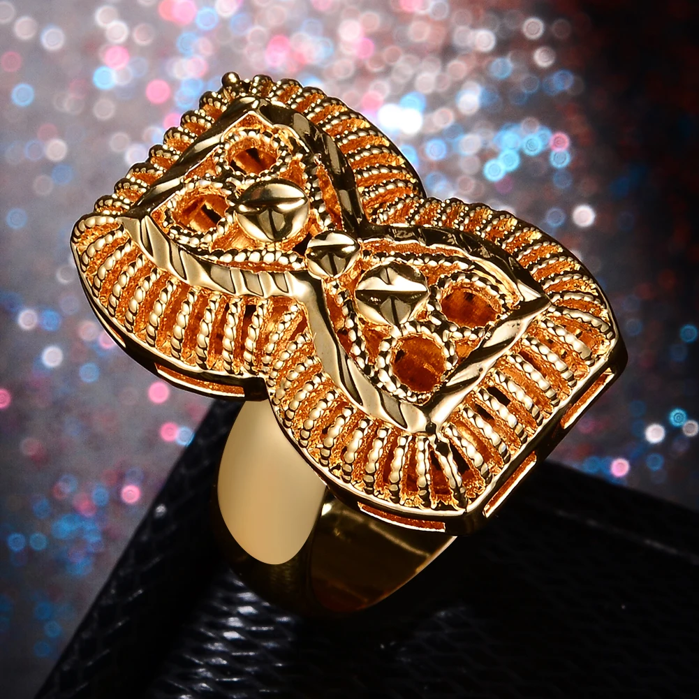 Wando арабские дубайские золотые обручальные кольца для женщин африканские