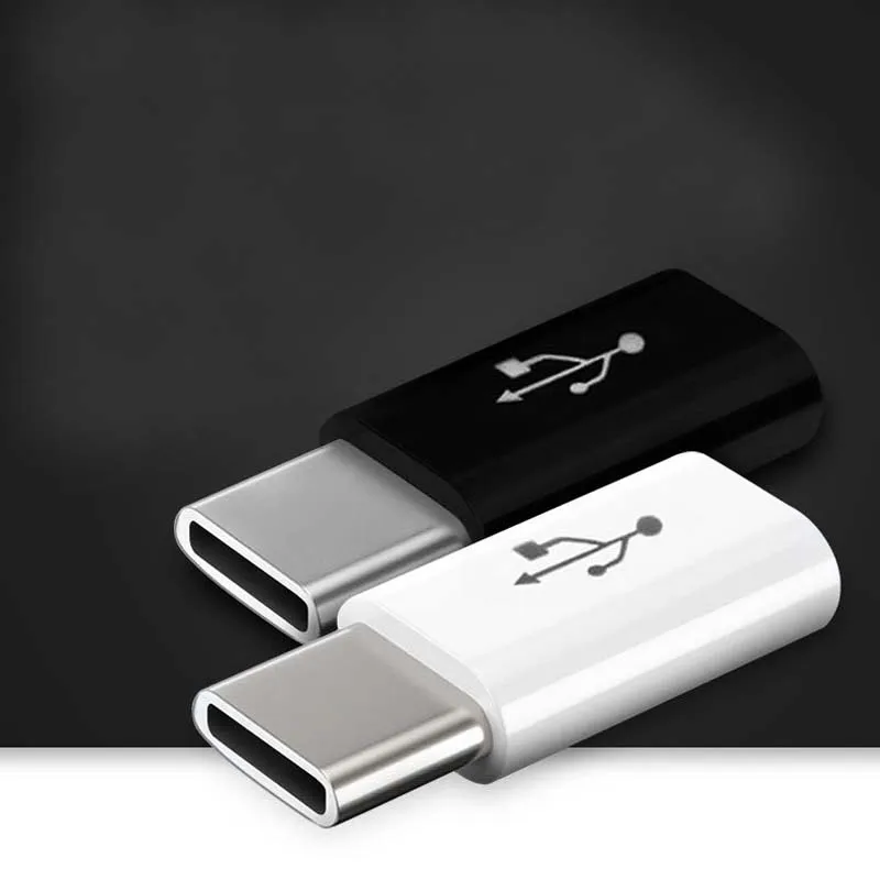 Адаптер для телефона с Type C на Micro USB переходник Samsung Xiaomi Mi6 Mi5 Usbc c Otg адаптер