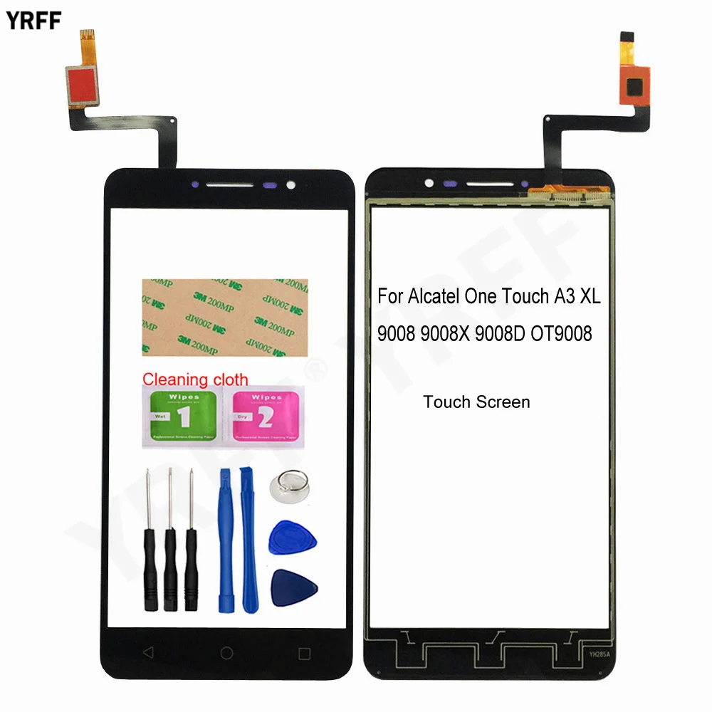

For Alcatel 9008 Touch Panel Screen For Alcatel One Touch A3 XL 9008 9008X 9008D Touch Screen Digitizer Sensor Glass Panel
