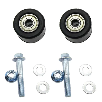

8mm Motorcycle Chain Roller Tensioner Pulley Wheel Guide Roller Slider for Yamaha YFZ 350 Banshee ATV Dirt Pit Bike Motorcycle