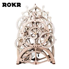 ROKR DIY 3D деревянная головоломка модель игрушки сборка механическое снаряжение игрушки для вождения подарок для детей взрослых подростков