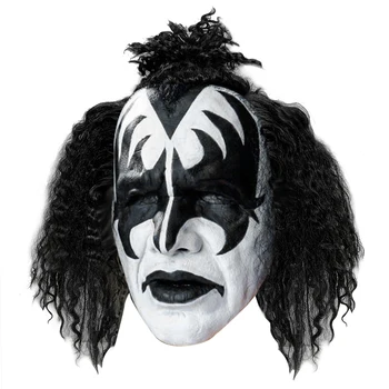 

New 1:1 Band Lead singer Punk Mask Cosplay Singer Chaim Rock Bar DJ Party Halloween Carnival Latex Masks Helmet Costume Prop