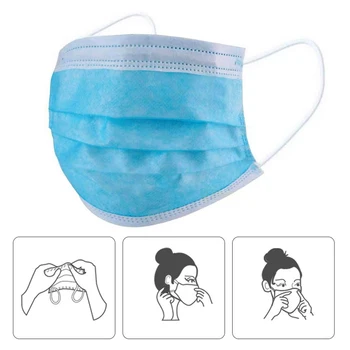 

200 pcs 3 Laye Mask elastic ear loop 200pcs disposable mask