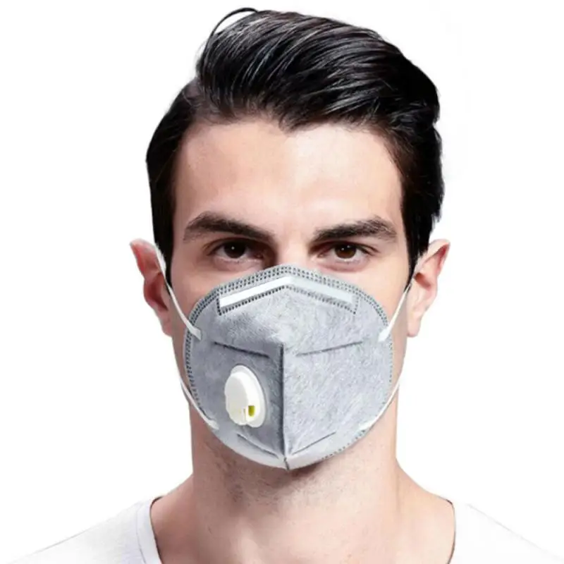 

KN95 Mask - Valved Face N99 Mask N95 Reusable Protection Face Mask -White Breathable Anti Dust Sanitary Convenient For Using