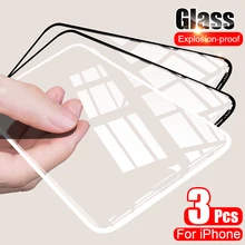 3Pcs Gehärtetem Glas Für iPhone 11 Pro 12 Mini X XR XS Max Schutz Glas Für iPhone 7 11 6 6S 8 Plus SE 2020 Screen Protector