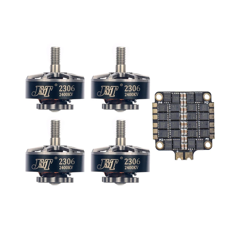REV35 35A BLheli_S 2-6S 4 в 1 ESC с мотором ESC Combo 2306 2400KV Бесщеточный 3~ 4S мотор для DIY FPV гоночный Дрон - Цвет: with 40A 4 in 1 ESC