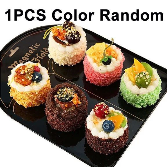 1pcs random Искусственный хлеб пончики имитационная модель украшения поддельный торт булочная комната фотографии реквизит Рождественское украшение для окон - Цвет: 1pcs random