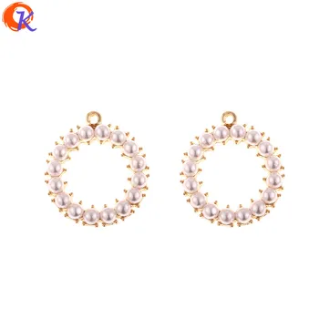 

Cordial Design 50Pcs 24*26MM Jewelry Accessories/Earring Making/Imitation Pearl/Round Ring Shape/DIY/Hand Made/Earring Findings