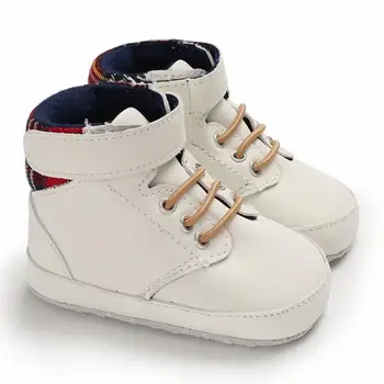

Autumn Baby Boys Breathable Patchwork Design Anti-Slip Shoes Sneakers Toddler Soft Soled First Walkers 0-18M