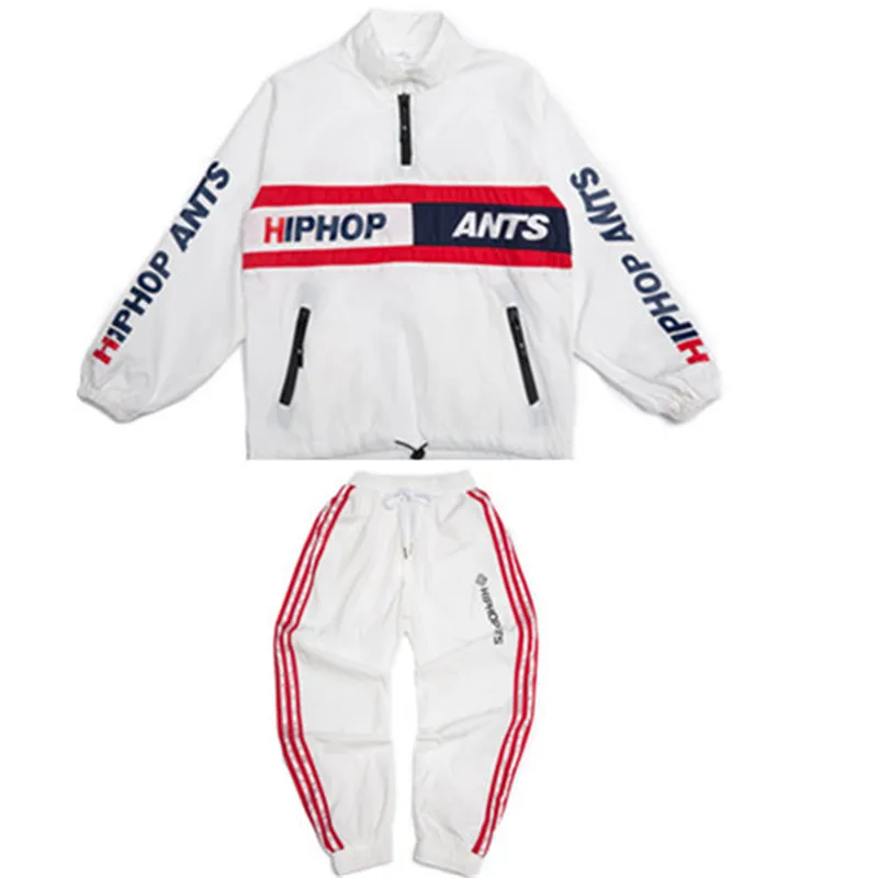 2018 Autumn Boys Girls Street Dance Clothes Suit Children's Fashion Printing Performance Tracksuit Kid Hip-Hop Sportswear Outfit (3)