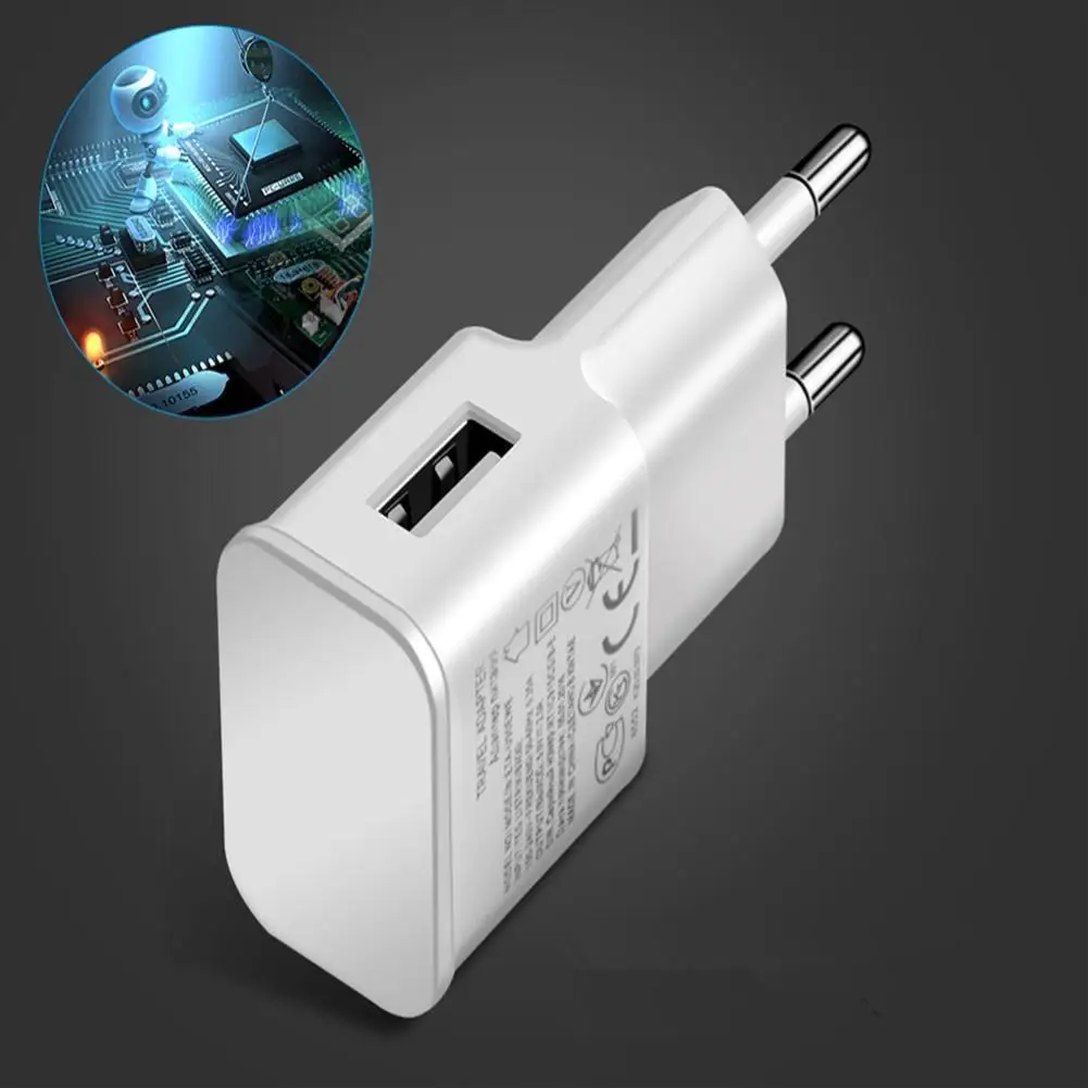 Portable Travel Charging Head Portable EU/US Plug 5V Single USB Mobile Phone Charger Power Adapter For Xiaomi Android Phone