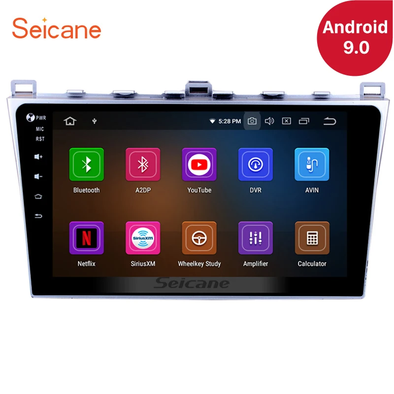 Seicane 10," Android 9,0 Оперативная память 4 Гб ips 8-ядерный автомобиль радио gps Navi головное устройство проигрывателя для 2008- Mazda 6 Ruiyi С Carplay RDS 4G