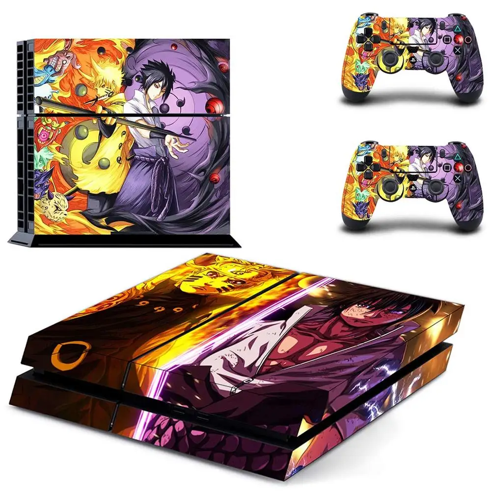 PS 4 стикеры Naruto PS4 Виниловая наклейка для кожи Play station Наклейки Adesivos Pegatinas консоли