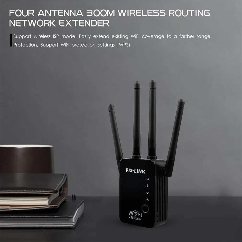 Wi-Fi усилитель сигнала повторитель беспроводной маршрутизатор сеть расширитель Wi-Fi Repeate Wr16 профессиональный модный портативный