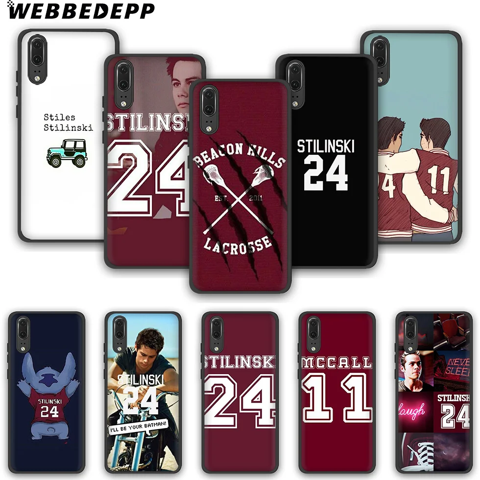 WEBBEDEPP Stilinski 24 Модный мягкий чехол для телефона Huawei P10 P20 P30 Lite Pro Y6 Y7 Prime 2018 Y9 2019 |