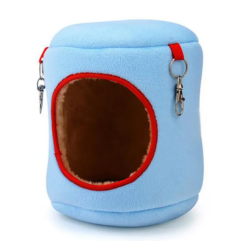 Домик для хомяка цилиндрическое подвесное гнездо симпатичный гамак хлопковая