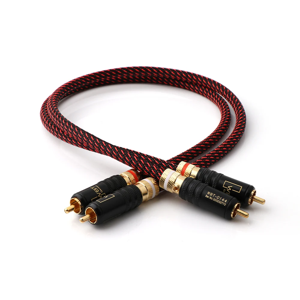 Пара X401 CANARE OFC медный аудиокабель высококачественные Аудиокабели HIFI RCA с разъемом