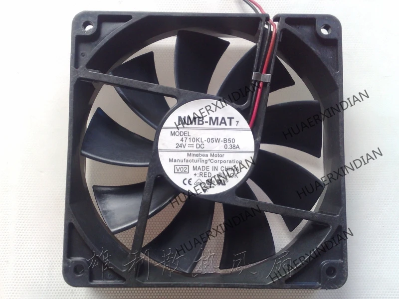 

Original NEW 4710KL-05W-B50 24V 0.38A 12025 12CM 2wire Motor protection cooling Fan high quality
