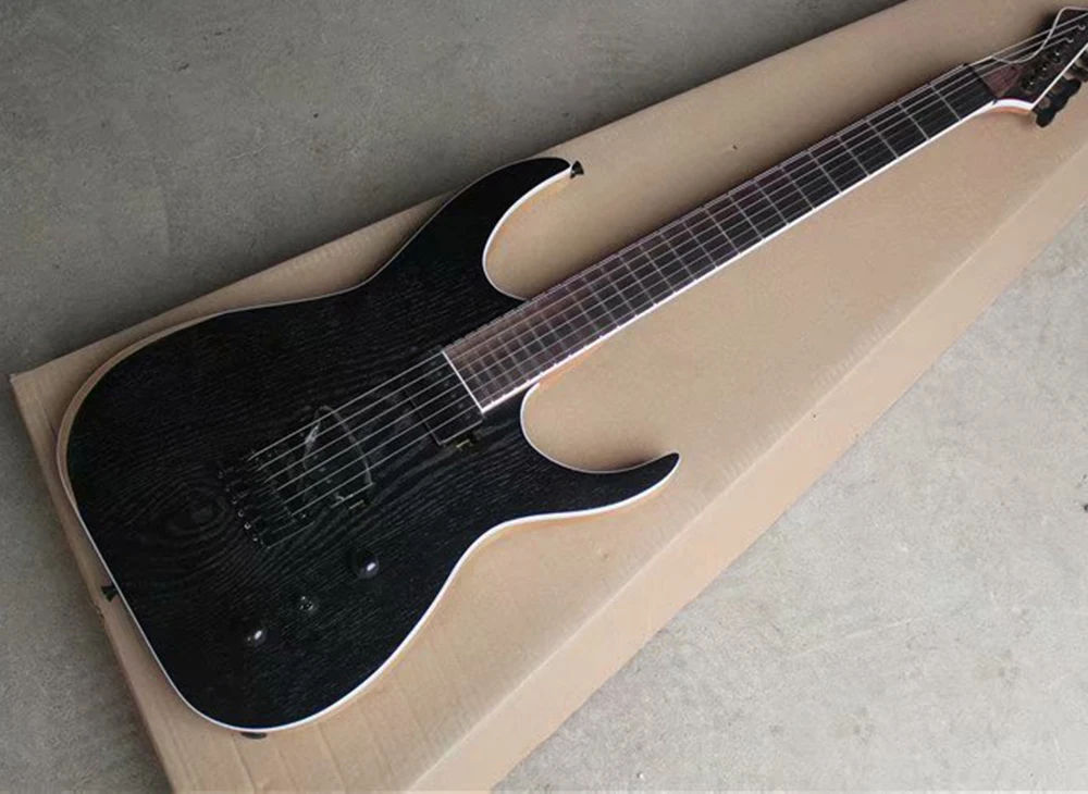 Матовая черная электрическая гитара подставка из розового дерева | Спорт и