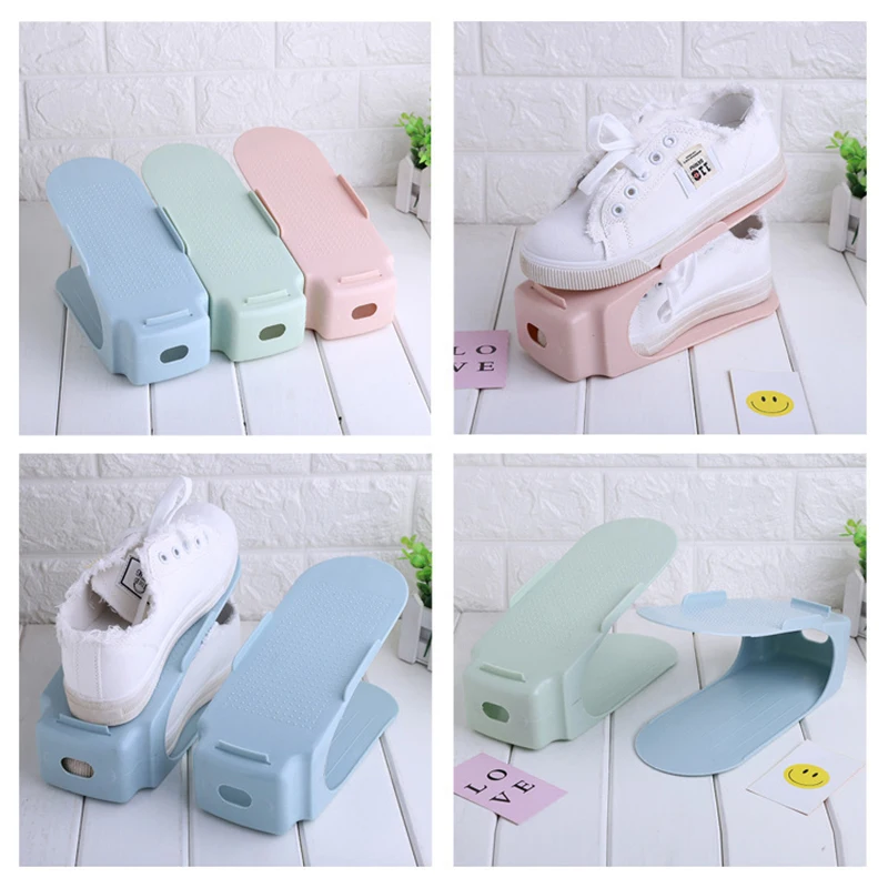 

IntegRated Shoe Storage Shoe Rack, Plastic Shoe Rack, Double-Layer Shoe Rack, Shoe Cabinet Storage