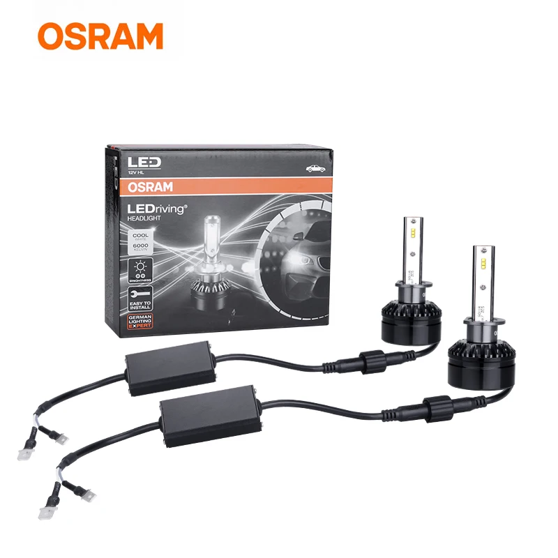 Osram LED H1 LEDriving Fog lights Auto 12V 6000K H1 Headlights Car Light Bulbs 360 Degree H1 Diode Auto 16150CW - AliExpress