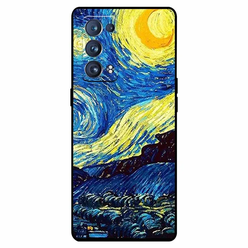 Shockproof Soft Silicone TPU Back Cover for Oppo Reno 6 Pro 5G - Cute and Durable