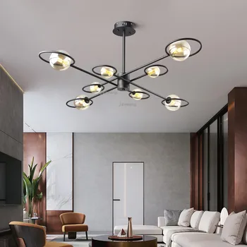 

Nordic LED Glass Pendant Lamp Lights Modern Creative Living Room Hanging Ceiling Lamps Bedroom Light Fixtures Loft Chandeliers