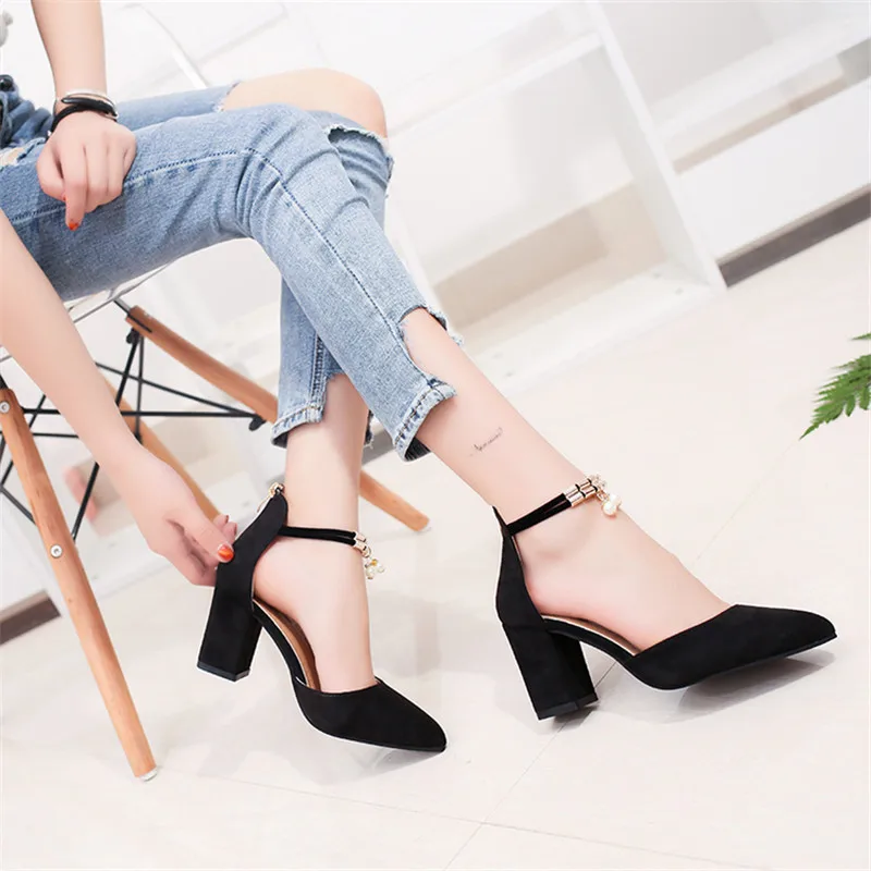 Туфли лодочки женские на высоком каблуке заостренный носок высокий каблук