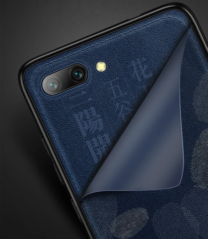 Тисненая кожаная задняя крышка для huawei Honor 8x Honor 10 Honor View 10 V10 чехол специальные китайские стильные чехлы для телефона Aixuan