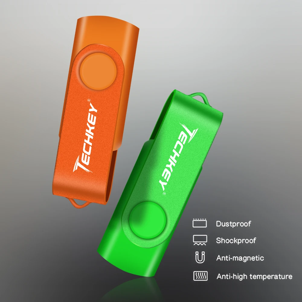 Techky usb флэш-накопитель 32gb флешка Techkey 4gb 8gb 16gb флэш-накопитель usb usb-ключ реальная емкость usb 2,0 u-диск для ПК