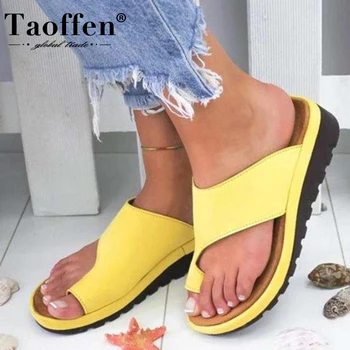 

Taoffen 7 Color Size 35-43 Women Wedge Sandals Platform Fashion Summer Shoes Woman Slippers Daily Holidays Ladies Heels Footwear